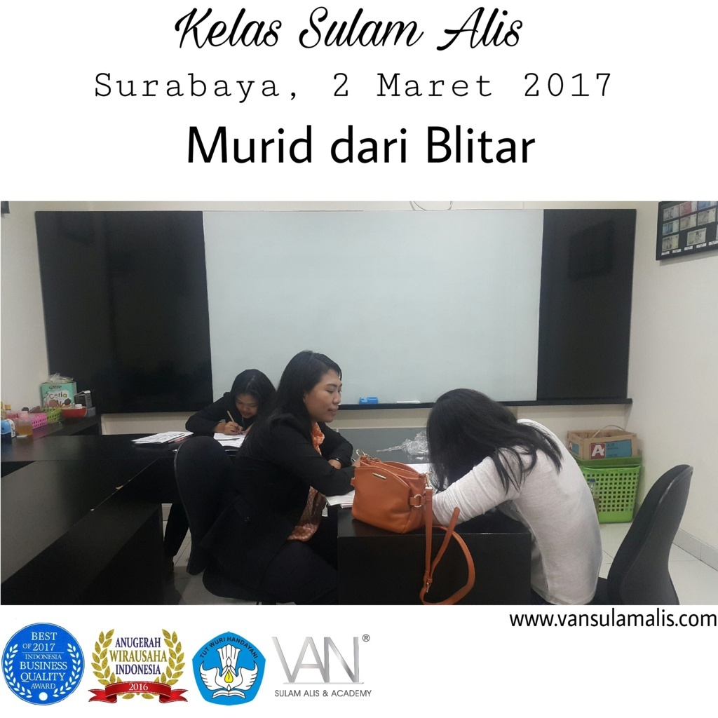 KURSUS SULAM ALIS 2 MARET 2017