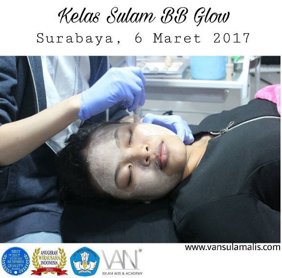Kelas Sulam bb glow di Surabaya Timur 6 maret 2017