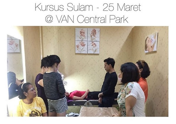 Kelas Sulam di Central park 25 maret 2017