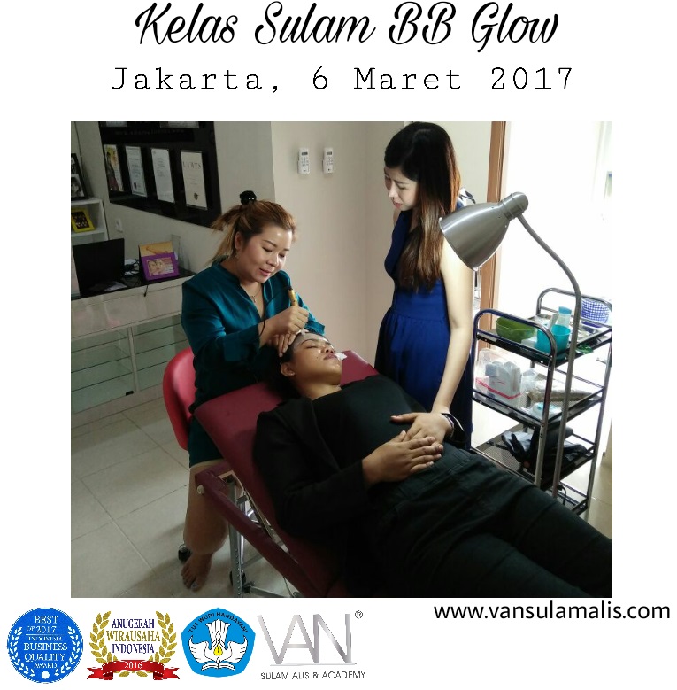 Kursus Sulam BB GLOW di Green Palm 6 Maret 2017