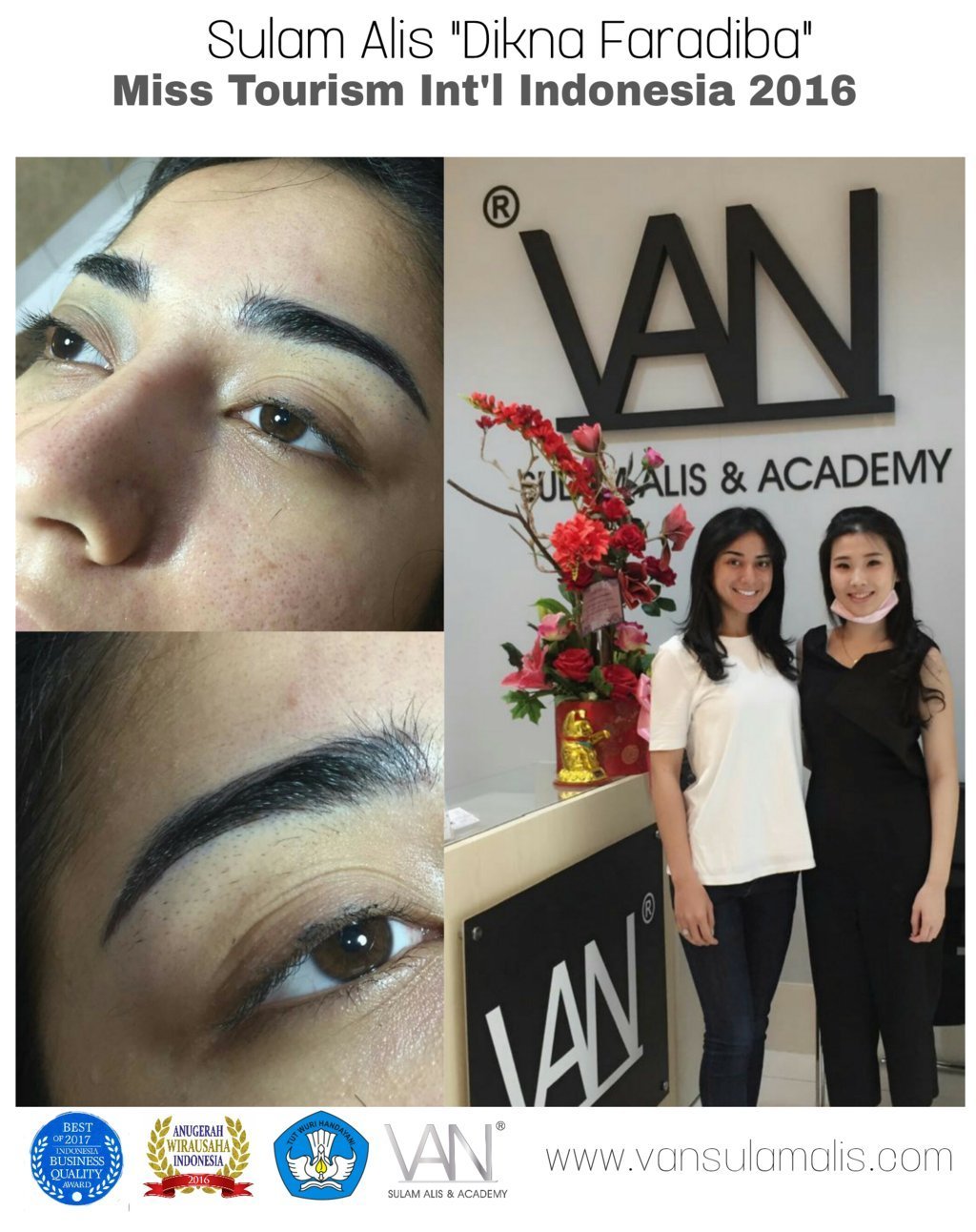Sulam alis miss pariwisata