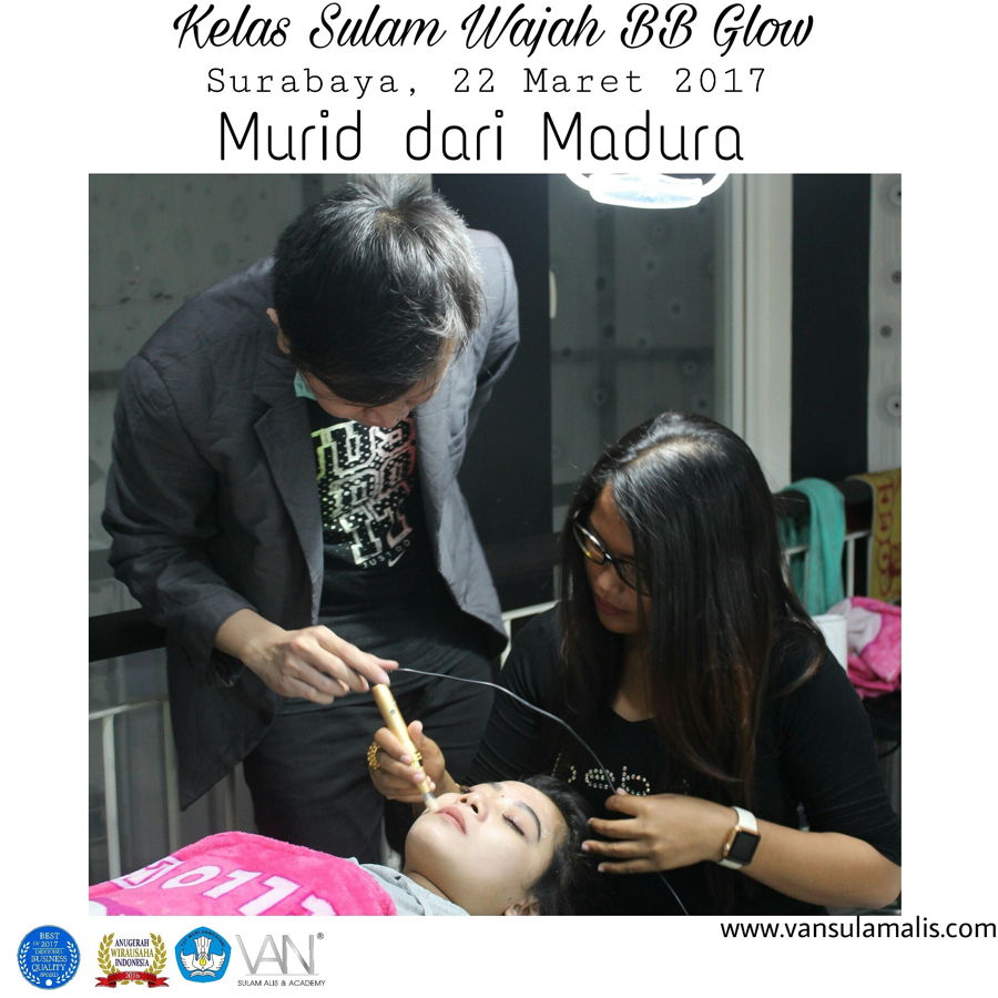 Kursus Sulam Wajah BB Glow di SurabayaTimur 22 Maret 2017