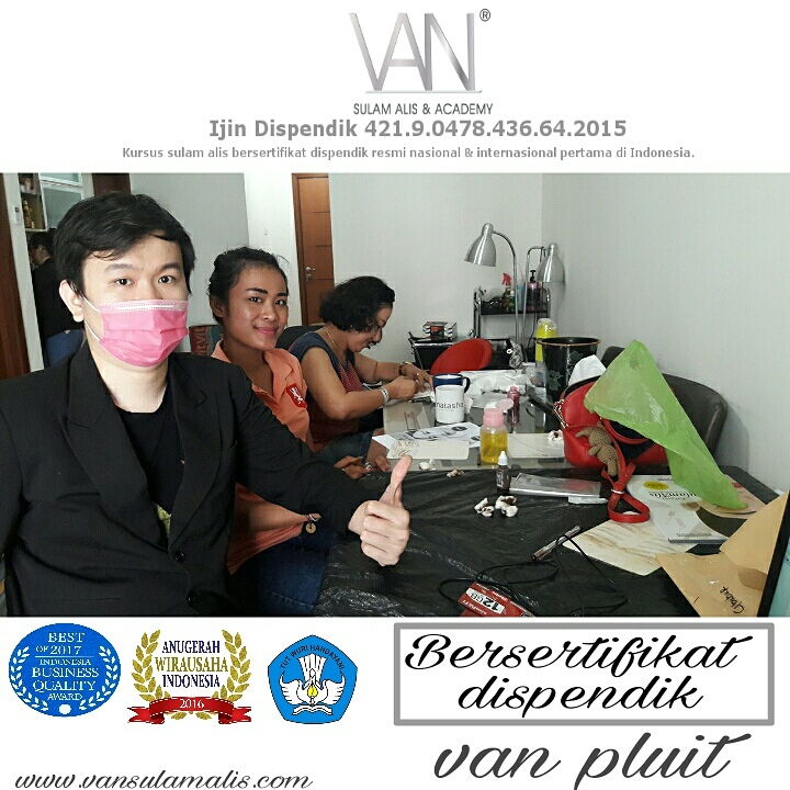 Kursus Sulam Alis di Pluit 22 April 2017