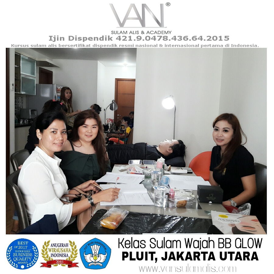 Kelas Sulam BB Glow di Pluit, Jakarta Utara 4 April 2017