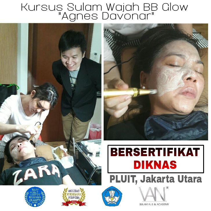 Kursus Sulam BB Glow Penulis Novel Agnes Davonar di Pluit 25 April 2017