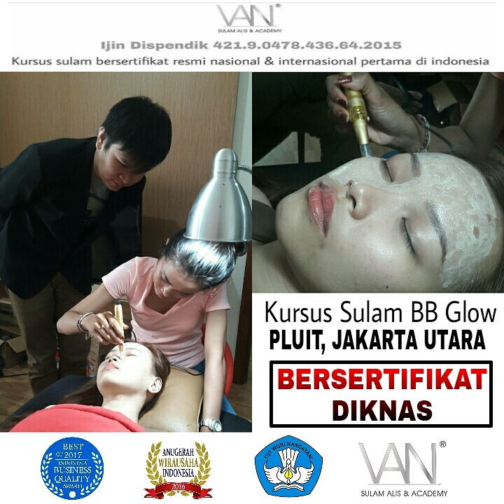 Kursus Sulam BB Glow di Pluit 23 April 2017