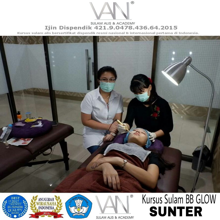 Kursus Sulam BB Glow di Sunter 21 April 2017