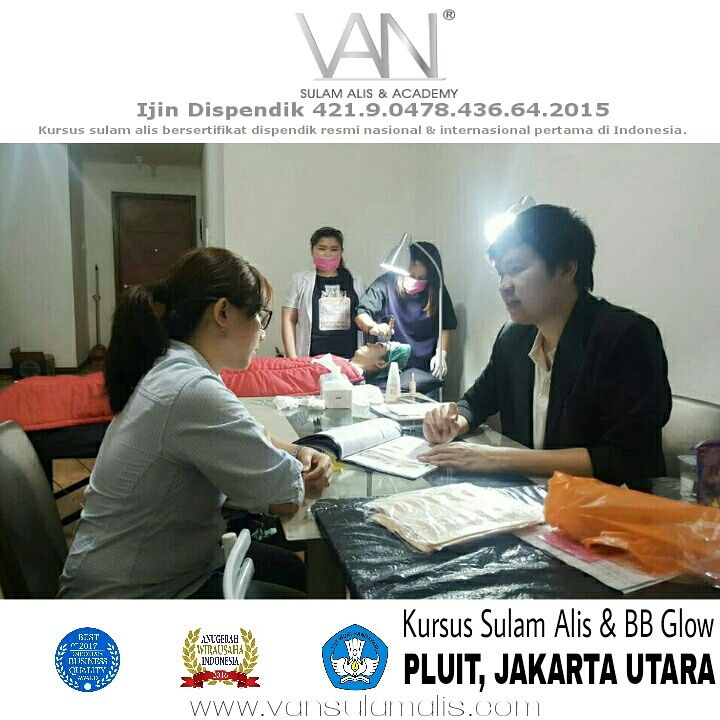 Kursus Sulam Alis dan BB Glow di Pluit 8 Mei 2017