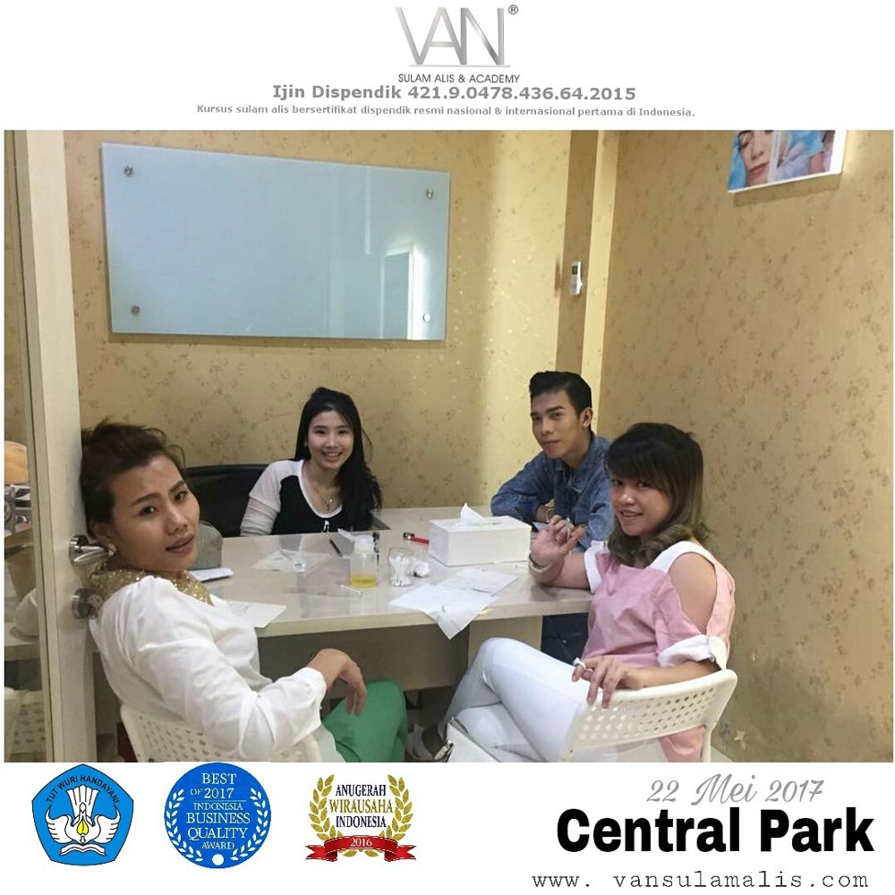 Kursus Sulam Alis di Central Park 23 Mei 2017