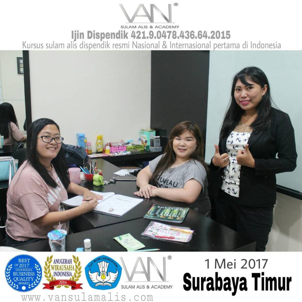Kursus Sulam Alis di Surabaya Timur 1 Mei 2017