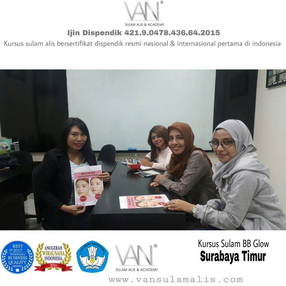 Kursus Sulam BB Glow di Surabaya Timur 20 Mei 2017