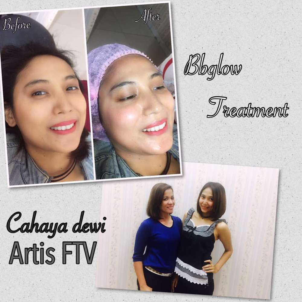 Sulam wajah BB Glow Cahaya Dewi Artis FTV di Cibubur
