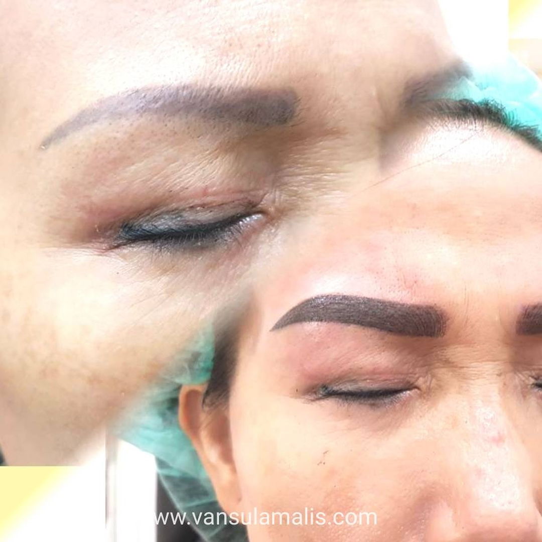 Sulam Alis Misty Powder bekas tatto di PIK Jakarta Utara 19 Juni 2017