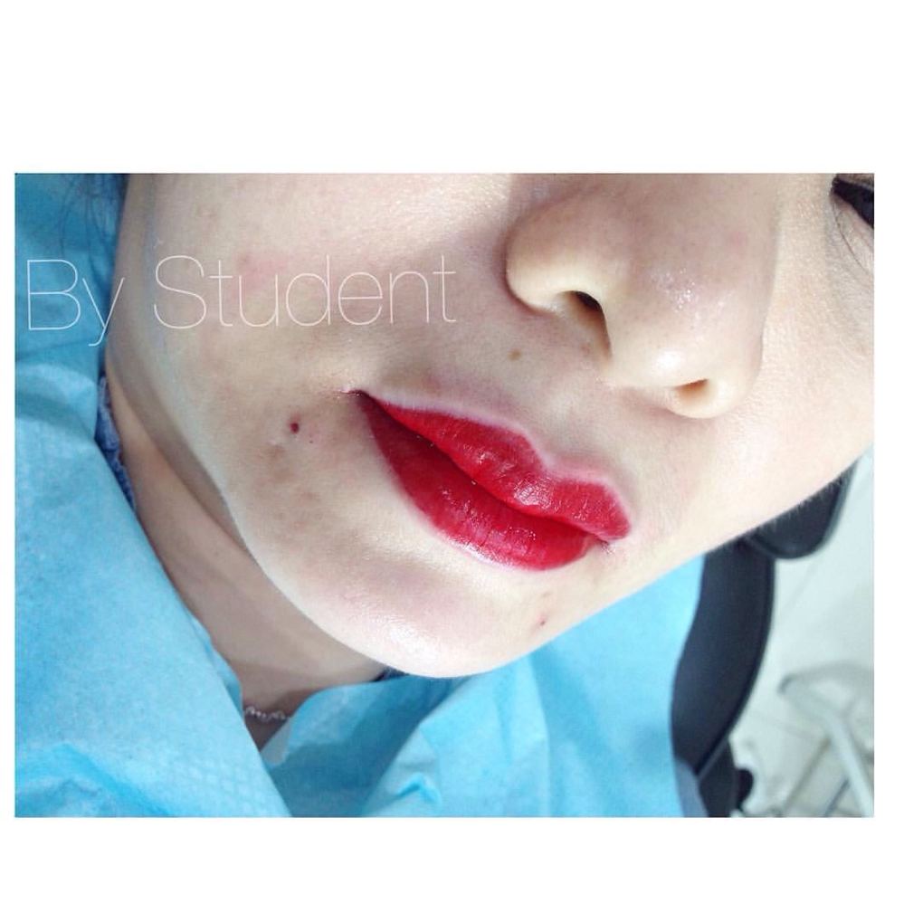 Hasil Praktek Sulam Bibir Nano Natural
