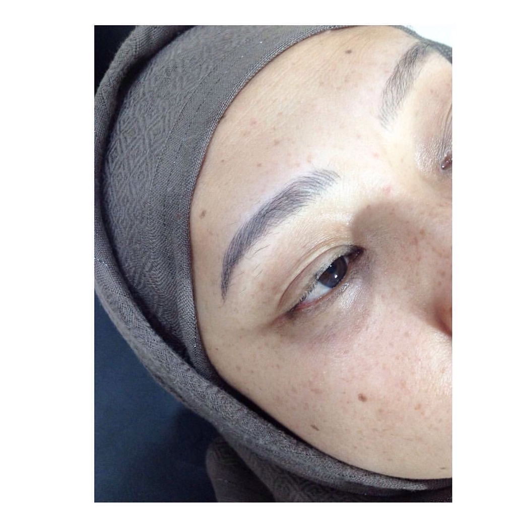 Hasil Sulam Alis 3 Dimensi