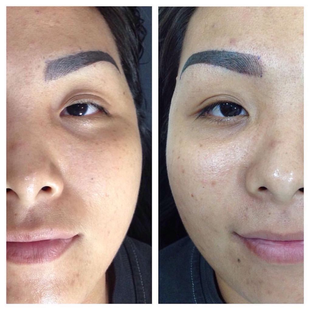 Hasil Sulam Alis Mix Shading