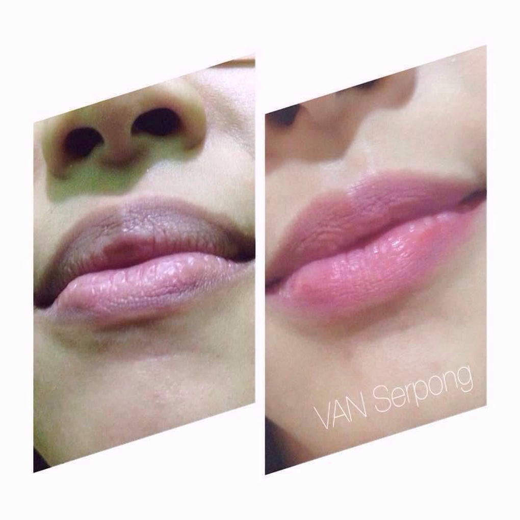 Hasil Sulam Bibir Nano Natural