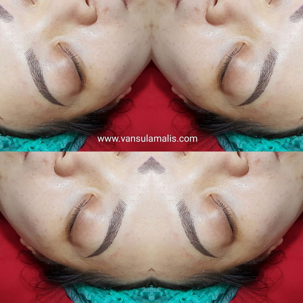 Hasil Sulam Alis 3 Dimensi di Pik