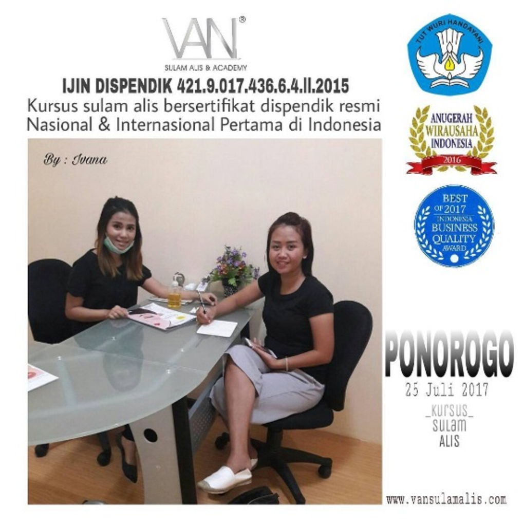 Kursus Sulam Alis di Ponorogo 25 Juli 2017