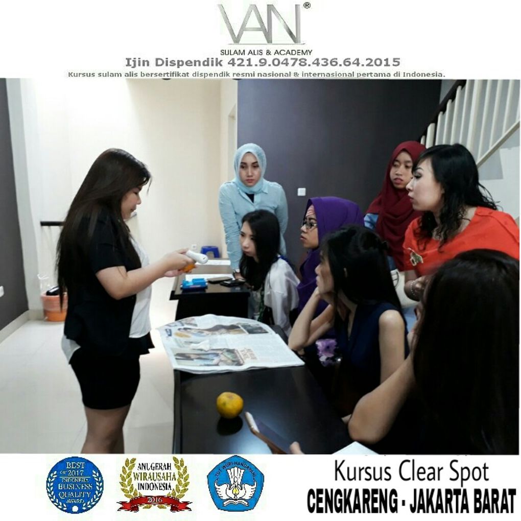 Kursus Sulam Clear Spot di Cengkareng