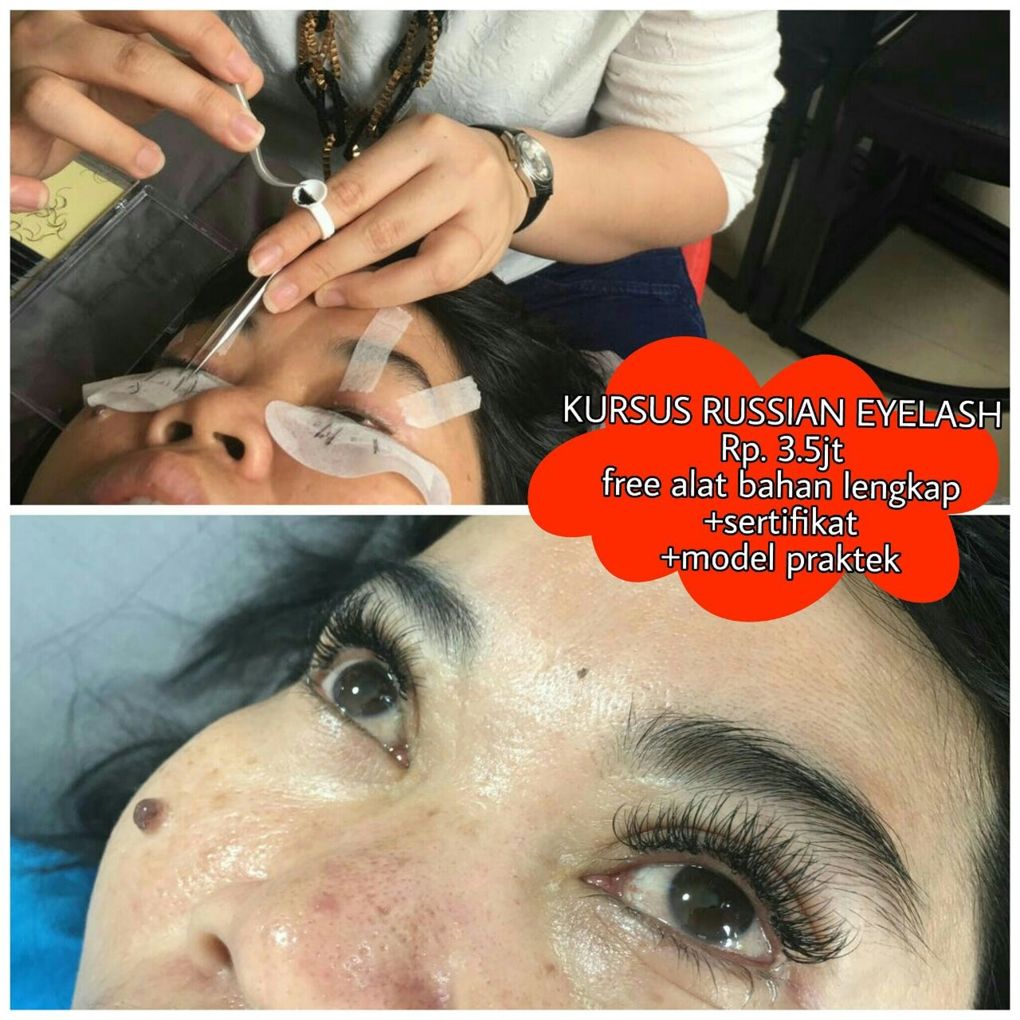 Kursus Russian Eyelash di Pik Jakarta Utara 3 September 2017