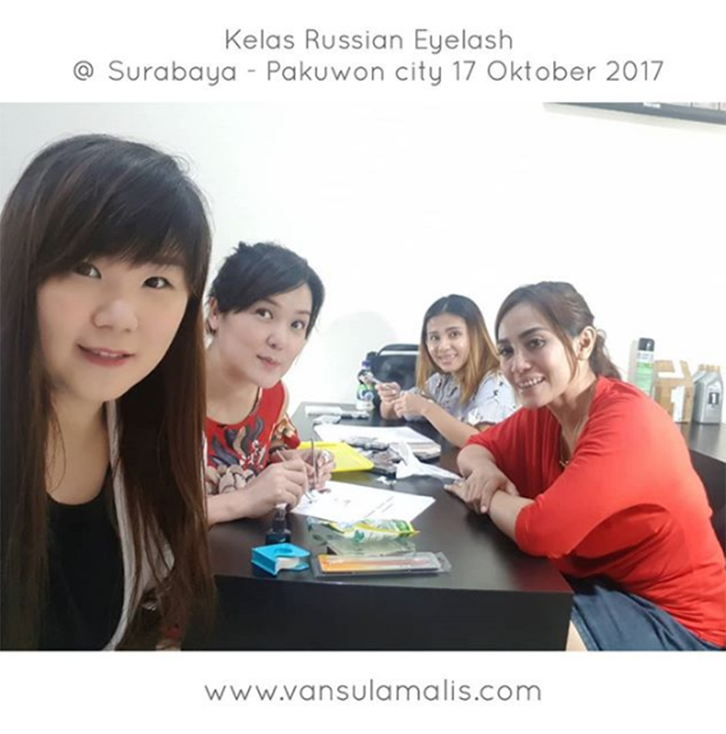 Kursus Eyelash 17 Okt 2017 di Surabaya Timur