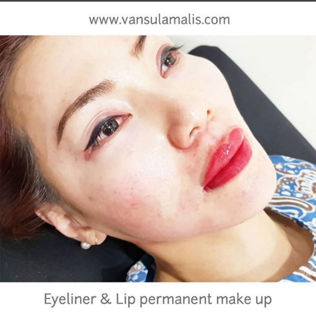 Sulam Eyeliner dan Sulam Bibir di Pik