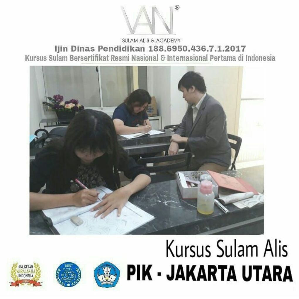 Kursus Sulam ALis 11 Desember 2017