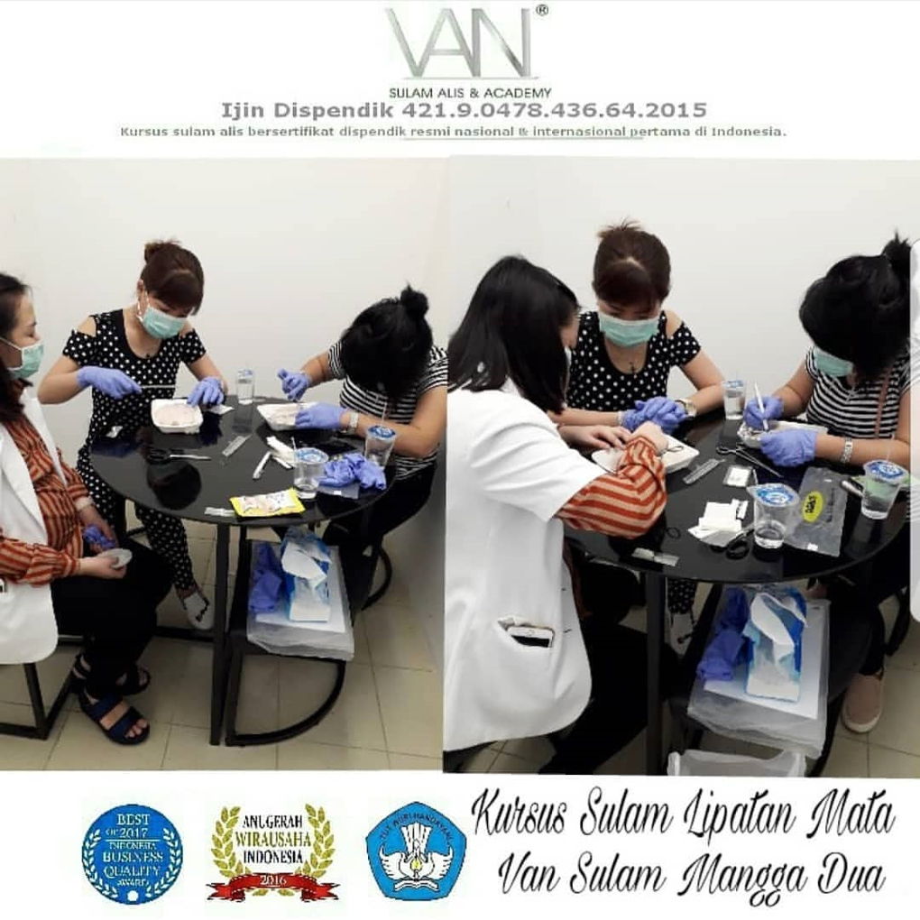 Kursus Sulam Lipatan Mata Mangga dua