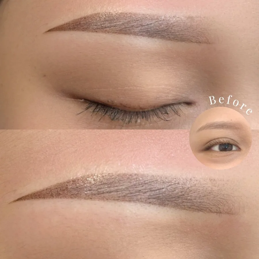 Hasil Brow Henna di VAN Sulam Alis